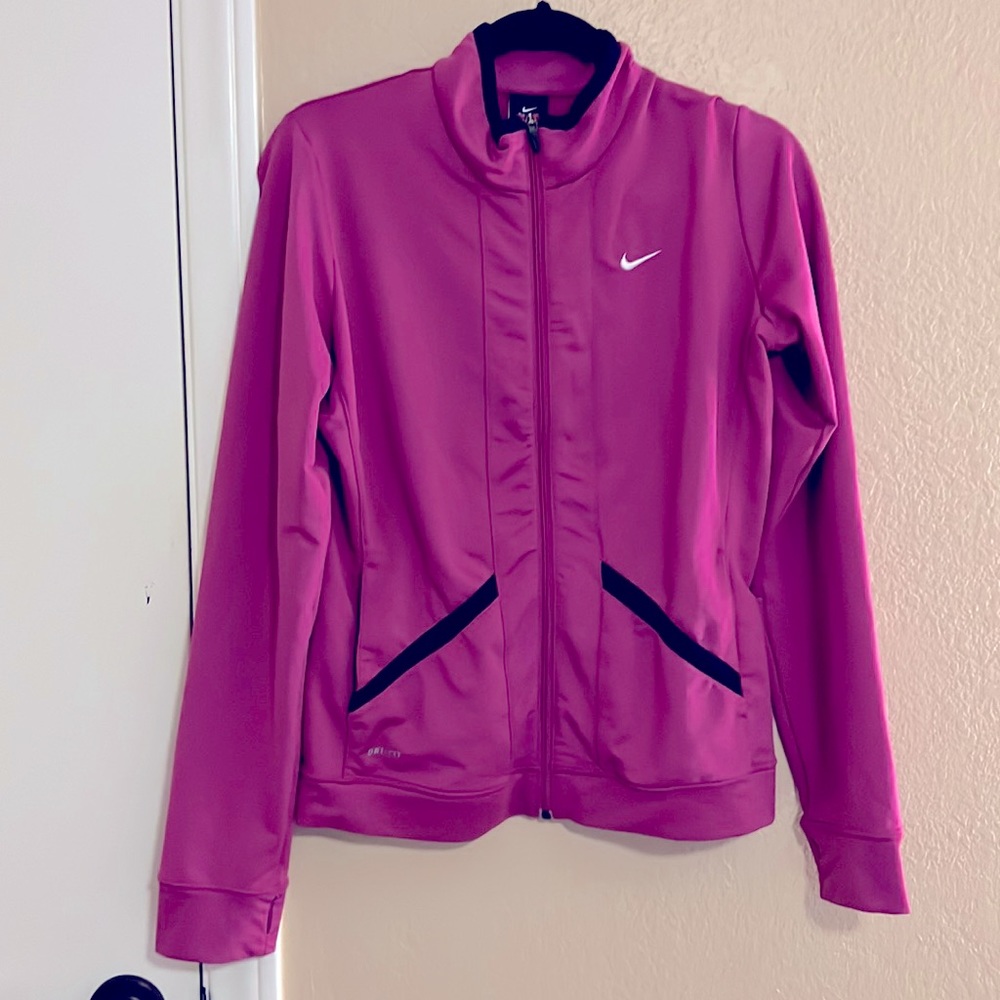 Nike Dri-Fit purple zip up